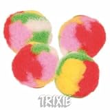Eigenschaften Trixie  / 4 Pompon-Bälle, mit Catnip, ø 4 cm