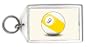 Keychain with the image of: 9 Ball