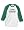 White/Kelly Green