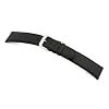 RIOS1931 Uhrenarmband Ecco Rindleder Schwarz Medium Bandanstoss 20 mm