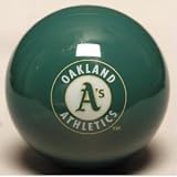 Official MLB Oakland Athletics A's Licensed Pool Table Cue Ball / 8 Ball