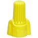 Morris Products 23484 Twisted Wing Connector, Type, Yellow, 18 - 10 Awg, max: 3 #12 min: 2 #18  Wire Combinations