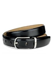 Autograph Leather Oval Buckle Belt