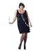 Flapper Fashion Plus (Black) Adult Costume