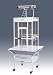 Small Bird Cage - Stainless Steel
