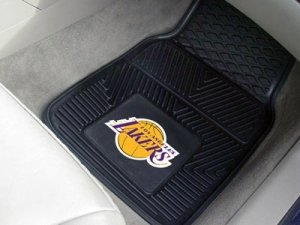 Nifty 9302 NBA-Los Angeles Lakers Vinyl Universal Heavy Duty Fan Floor Mat