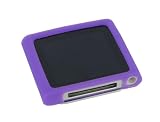 Lilac Silicone Skin Case with Screen Protector for Apple iPod Nano 6 6th Generation