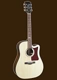 Sierra SDS35CE Acoustic Electric Cutaway Guitar Set- Alpine Series
