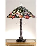 25 Inch H Spiral Tulip Table Lamp Table Lamps