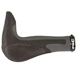 Eleven81 Mountain Trail Ergo Gel Lock on Bicycle Handle Bar Grips - Black/Gray - GRIP6060
