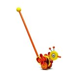 Beezy the Bee Wooden Push Toy