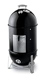 Weber 18.5in Smokey Mountain Cooker Smoker, Black