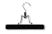 Honey-Can-Do HNGZ01527 Wood Clamp Pant Hangers, 8-Pack, Black