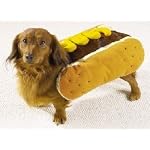 Dog Costume - Hot Diggity Dog Halloween Costume (Hot Dog w/Mustard) - Medium