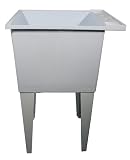 Crane Plumbing Polypropylene Laundry Tub, White #P1