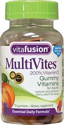 Vitafusion Multi Vites Gummy Vitamins, Berry, Peach and Orange - 70 Gummies