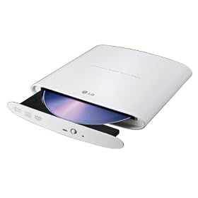 LG GP08NU6W 8x Slim External DVDRW Retail kit white