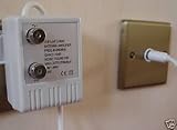 2 Way Mains Powered TV Aerial Splitter by electrosmart