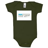 Diaper Loading Baby One-Piece, Olive, 3-6 Months