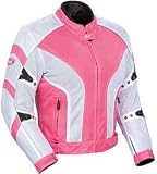 TOURMASTER/CORTECH LRX AIR WOMENS MOTORCYCLE JACKET PINK SIZE:SML