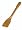 Baerreis New! Angled Spatula Scraper! Beautiful, Strong, Functional!, 12.25, natural cherry