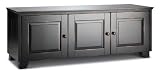 Salamander Chameleon Hampton 237 Triple-Width A/V Cabinet (Distressed Black)