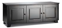 Salamander Chameleon Hampton 237 Triple-Width A/V Cabinet (Distressed Black)