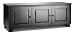 Salamander Chameleon Hampton 237 Triple-Width A/V Cabinet (Distressed Black)