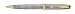 Parker Sonnet Sterling Ciselé Medium Point Ballpoint Pen with Golden Trim, Silver (1743553)