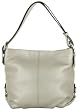 Coach Leather Convertible Duffle Zippered Hobo Handbag 15064 Silver