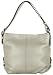 Coach Leather Convertible Duffle Zippered Hobo Handbag 15064 Silver