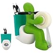 Princess International SS-2000 Mini Supply Station Green Desk Accessory Pen Tape & Supply Holder