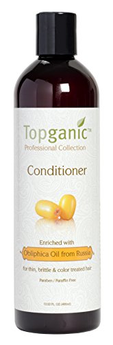 Topganic Conditioner with Obliphica Oil, 13.5 Ounce