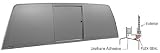 CRL Tri-Vent Three Panel Slider With Solar Glass for 2008+ Ford Super Duty Trucks - Truck Sliding Window