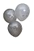 All Products : Silver & White just married 12inch balloon pack of 10