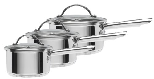 Hahn Non-Stick Saucepans Set, 3 Pieces, 16/18/20cm
