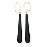 14k Onyx Drop Earrings