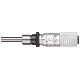 Starrett 463P Micrometer Head, Plain Thimble, 0.001" Graduation, 0-1/2" Range