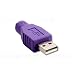 PS2 Female to USB-A Male Keyboard Adaptor