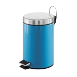 Zeller 18215 Treteimer, 3 L, Metall ø 17 x 26 cm, türkis