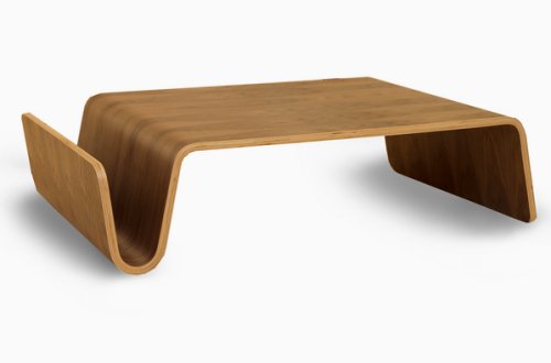 Modern "Scando" Family Coffee Table in Walnut