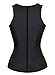 Everbellus Women's Steel Boned Waist Cincher Vest Shaper Slimmer Latex Corset