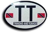 Trinidad and Tobago - Oval decal - B000EOHBMC