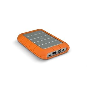 LaCie 750 GB Rugged All-Terrain FireWire 800 FireWire 400 USB 2.0 Portable External Hard... by 