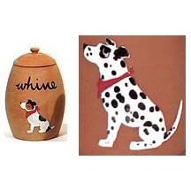 Dalmatian Whine Treat Jar by Zeppa