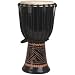 Toca Synergy Hand-Carved Rope Djembe, Black 24X12 Inches