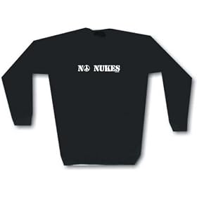 No Nukes Men's Sweat Shirt in 2 colors Small thru 3XL