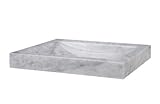 Xylem SVT240WT 24-Inch Stone Vanity Top with Integrated Bowl, Carrera Marble