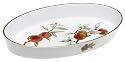 Royal Worcester Evesham Gold Porcelain 14-3/4-Inch Oval Dish