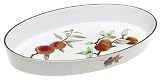 Royal Worcester Evesham Gold Porcelain 14-3/4-Inch Oval Dish